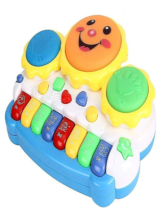 LONGMIRE Musical Piano Keyboard Toys for Kids with Light and Sound- Multi Color - Image 2